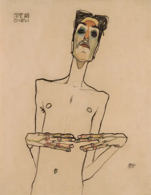 Das Motivbild für das Schielefest NÖ: "Mime van Osen" (1910) von Egon Schiele, zu sehen im Leopold Museum, Wien. | Foto: Leopold Museum