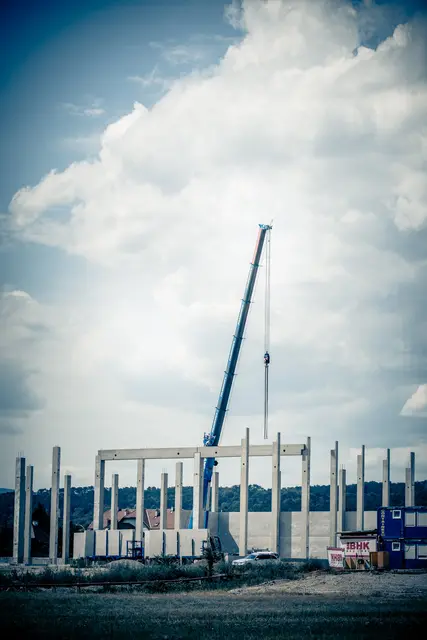 Baustelle beim ehemaligen NS-Zwangslager Hirtenberg�Leobersdorf. | Foto: Husar, C. / Lokalinitiative NS-Zwangsarbeit Leobersdorf