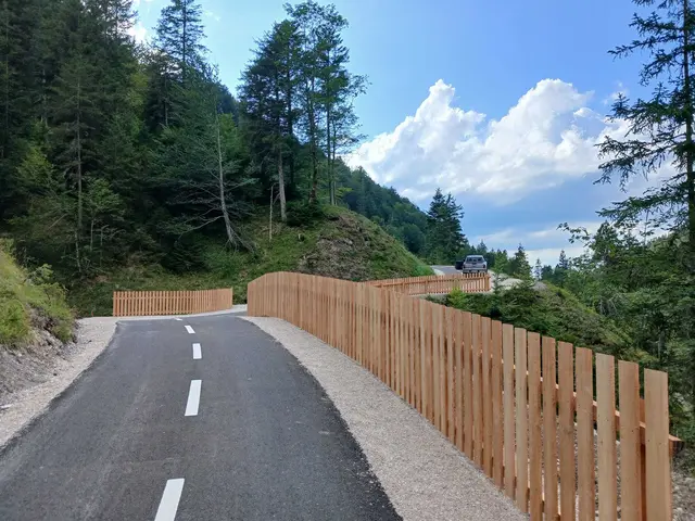 Oberhalb des Rossrückens in Richtung Plansee wurde ein neuer Radweg errichtet. | Foto: GGA Breitenwang