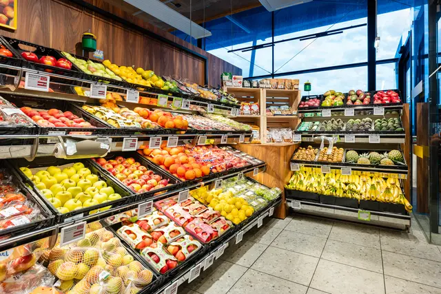 Die Obst- und Gemüseabteilung im BILLA Team Haberler in der Gerasdorfergasse 31 in Wiener Neustadt. | Foto: BILLA AG / Christian Dusek