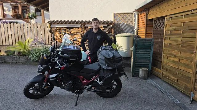 Christoph Bartl aus Götzens startet Anfang September zu seiner nächsten großen Motorradreise durch Italien. | Foto: Bartl
