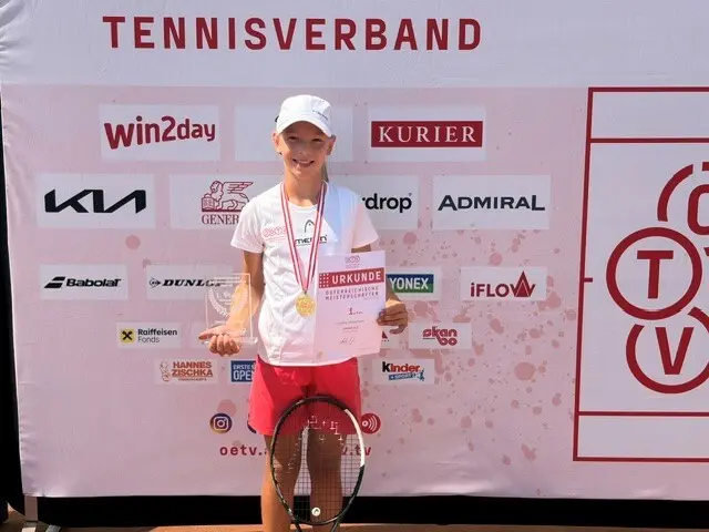 Sophia Haslehner kürte sich zur U12 Tennis-Jugendstaatsmeisterin. | Foto: UTC St. Florian/I.