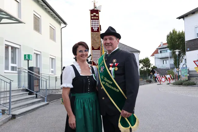 Der Kameradschaftsbund St. Thomas am Blasenstein lud vergangenen Sonntag zum großen Doppeljubiläum ein: 150-jähriges Gründungsjubiläum des Kameradschaftsbunds und 60 Jahre Bezirks-Heimkehrerkreuz.  | Foto: Bernd Ebner-Schypani