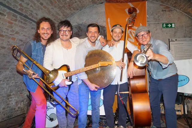Christoph Nadler, Dominik Matzinger, Thomas Rieder, Markus Rischawy und Marcus Bittner sorgten für einen unterhaltsamen Abend. | Foto: Ingrid Fröschl-Wendt