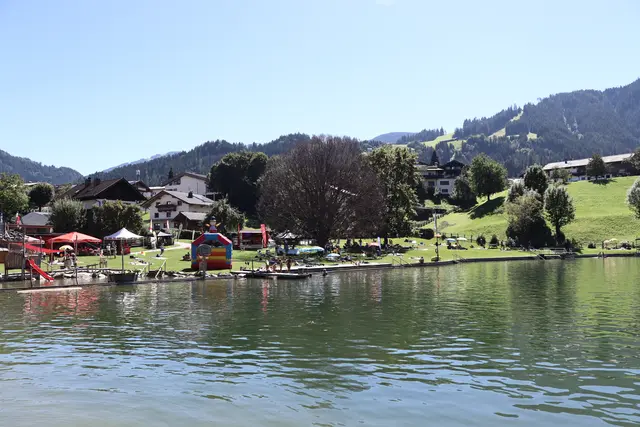 Traumhaftes Sommerwetter bei der ORF Sommerfrische am Reither See.  | Foto: Martina Obertimpfler 