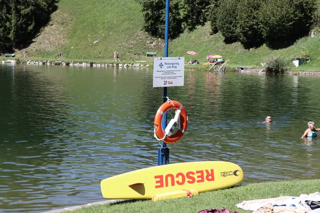 Der Reither See lockte mit angenehmen 21 Grad.  | Foto: Martina Obertimpfler 