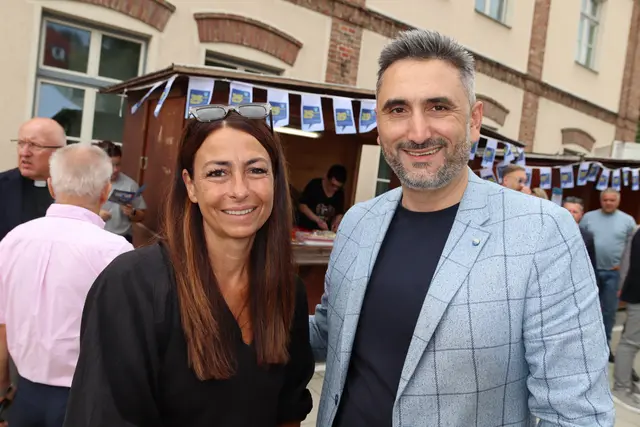Stadträtin Claudia Dallinger, Stadtrat Salih Derinyol. | Foto: Manfred Wlasak