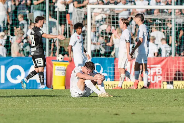 Sturm jubelte, die Voitsberger waren trotz großem Einsatz enttäuscht. | Foto: IQ-Foto