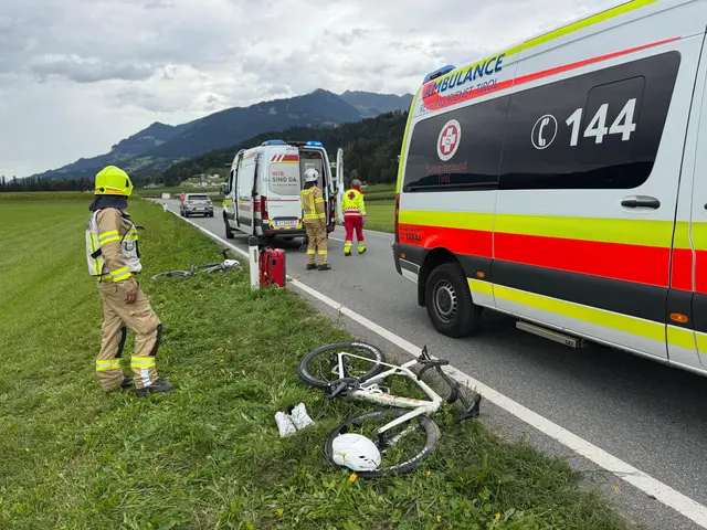 Unfall in Weer. | Foto: ZOOM-Tirol