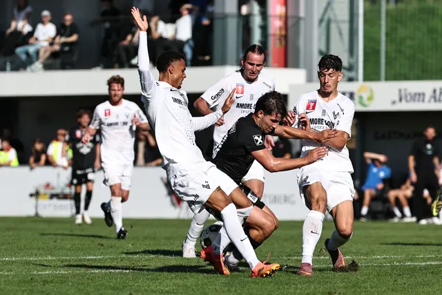 Die Voitsberger kämpften mit Mann und Maus gegen den SK Sturm. | Foto: GEPA-Pictures