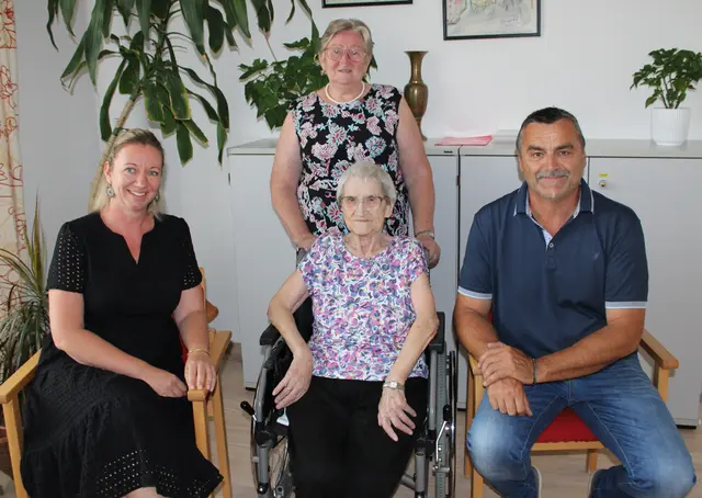 Wilhelmine Scheibenberger beging ihren 90. Geburtstag. | Foto: Gemeinde Rechnitz