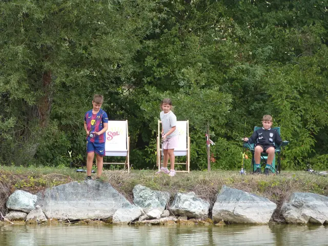Beim Kinderfischen freuten sich die kleinen Fischerfans über zahlreiche Bisse! 