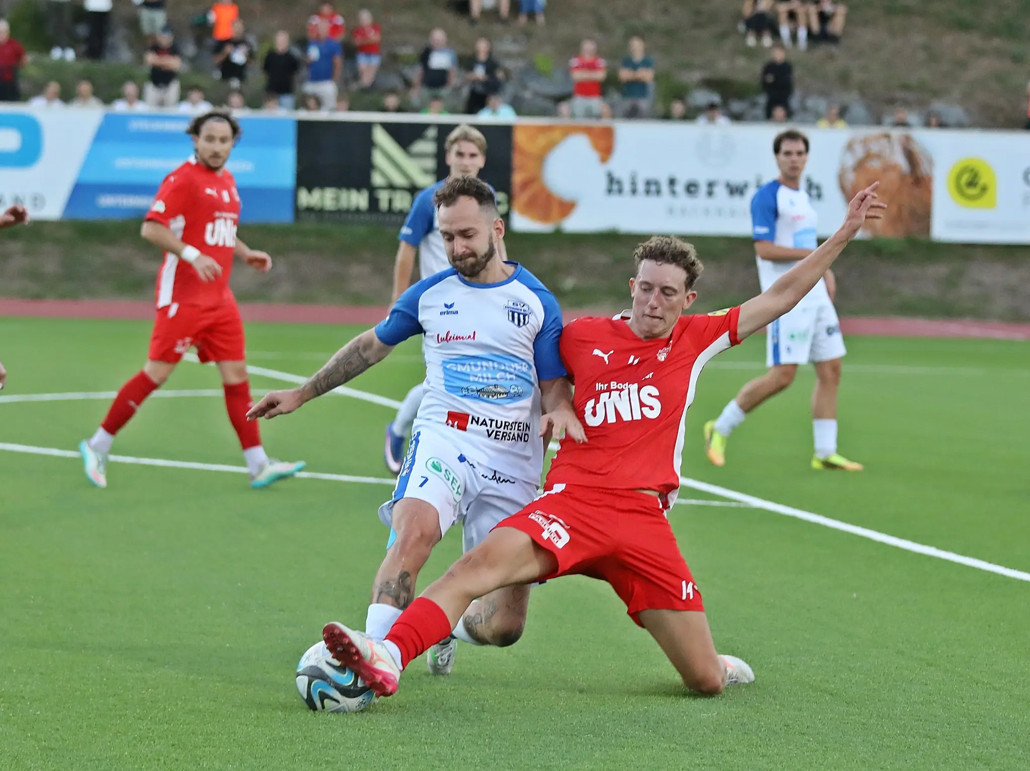 SV Gmundner Milch holt 3:1-Sieg nach dramatischem Derby-Finish ersten Sieg