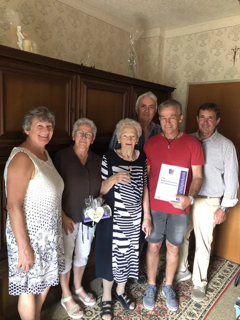 Angela Groschedl feierte ihren 98. Geburtstag. | Foto: Gemeinde Deutsch Schützen-Eisenberg