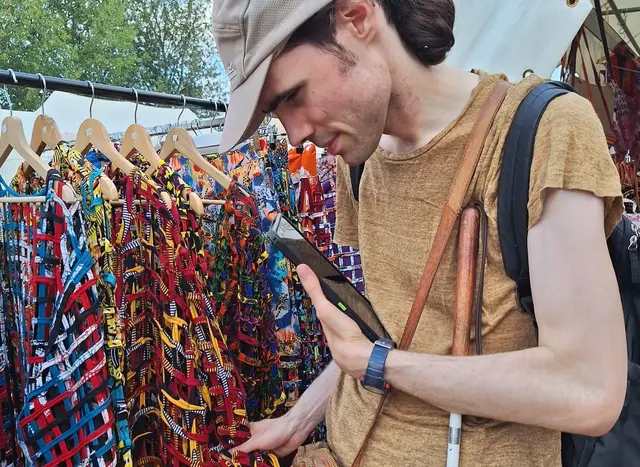 Die afrikanische Kultur mitten in Wien erleben? Dominik Schmid hat sich bei den Afrika Tagen auf Entdeckungstour gemacht.  | Foto: Elisabeth Posch