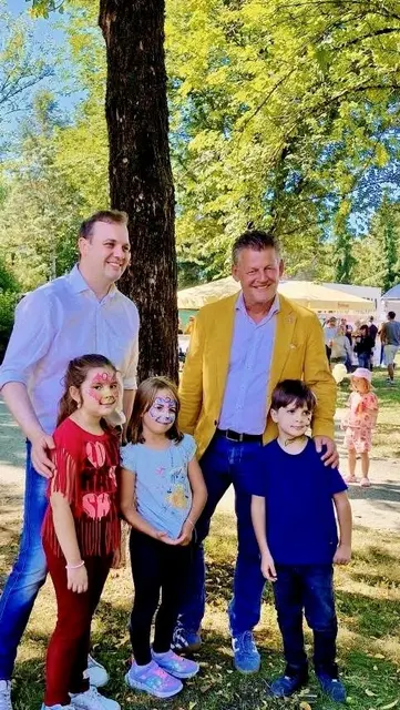 Patrick Jonke und Christian Scheider freuen sich bereits auf das Familienfest am Wochenende. | Foto: Büro Jonke