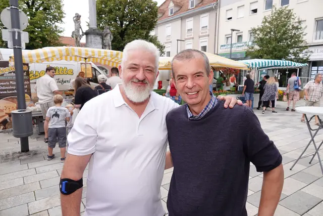 Sichtlich zufrieden zeigten sich auch Günther Reiter und Jörg Opitz mit der diesjährigen Auflage. | Foto: MeinBezirk/Michael Blinzer
