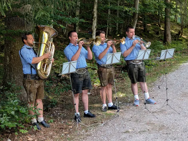 D´ Stampfeggler aus Erpfendorf sorgten für die musikalische Umrahmung der Gedenkfeier