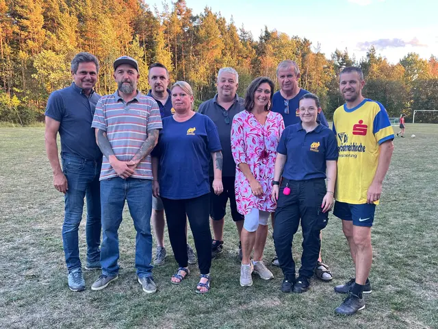 Das ist noch das Organisationsteam vom Gemeindefußballturnier. Die Volkspartei Pernegg mit dem Sportverein Raisdorf. | Foto: Markus Kahrer