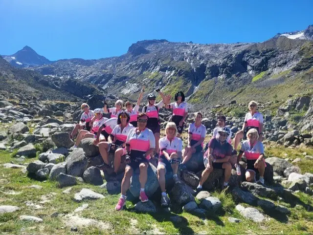 Die MTC-jUSS-Radlerdamen genossen einen Ausflug im Pinzgau. | Foto: Ursula Pfisterer