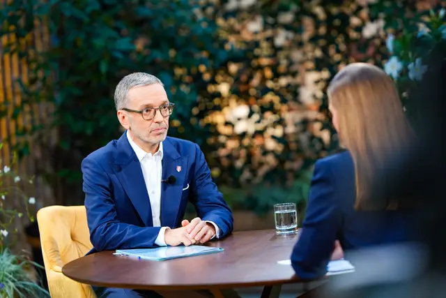FPÖ-Chef Herbert Kickl lehnte im ORF-Sommergespräch den Vorschlag von Anton Mattle zu 45 Arbeitsjahren bis zum Pensionsantritt ab. | Foto: APA-Images / First Look / Roman Zach-Kiesling