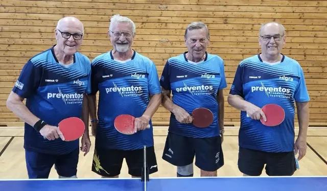 Von links: Walter Bachler, Gottfried Brunner, Josef Dreiling und Roland Kupetz. | Foto: SPG Pregarten/Gutau