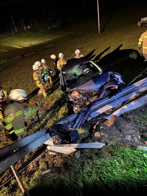 Einsatzkräfte waren am 5. September 2026 zu einem Verkehrsunfall ins St. Margarethen im Lungau alarmiert worden. | Foto: FF-St.Margarethen