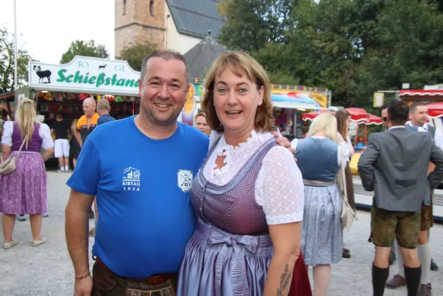 Hauptmann Christian Hipf mit der zweiten Vizebürgermeisterin Heidi Steiner.