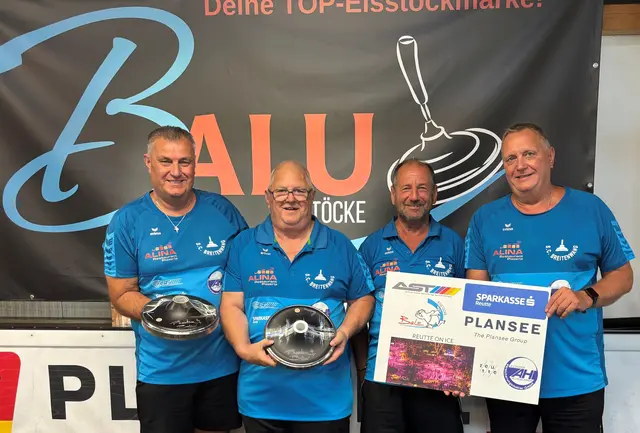 Beim Mannschaftsturnier der SBF Pflach sicherten sich die Breitenwanger Herren mit einem Punkt Vorsprung den Sieg. | Foto: SCB