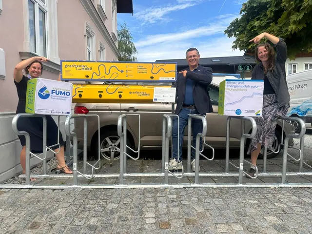 Die E-Bike-Ladestation in Zell am Moos. | Foto: Leader-Region FUMO