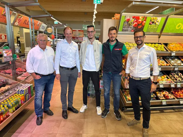 Besuch im SPAR-Markt in St. Lorenzen | Foto: Büro Schuschnig