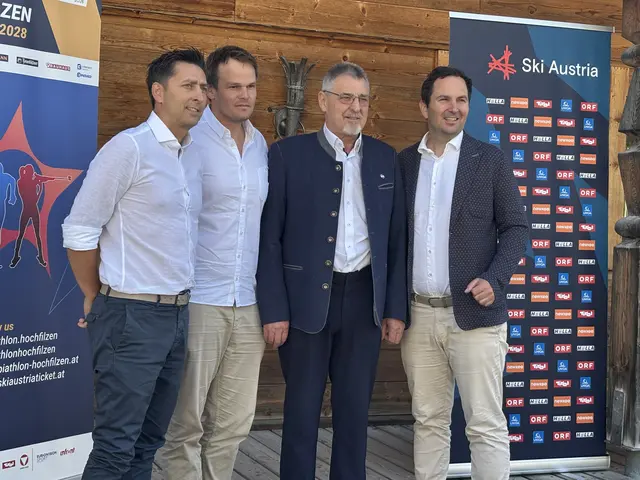 Stecher, Überall, Berger, Scherer. | Foto: Klaus Kogler
