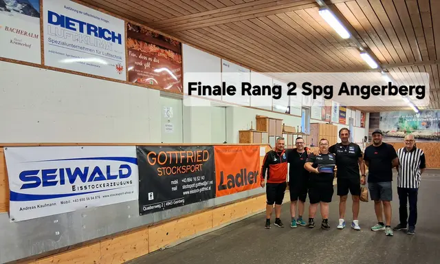 2. Spg, Angerberg, Martin Müller, Hans - Peter Marchetti, Dominik Schöpf und Günter Draxl, mit den Offiziellen Manuel Wildhölzl und Anton Inwinkl.