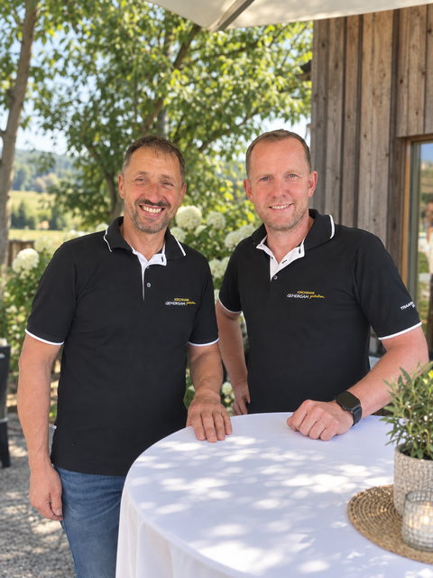 Anton Pühringer und Christian Brunner. | Foto: ÖVP Kirchham