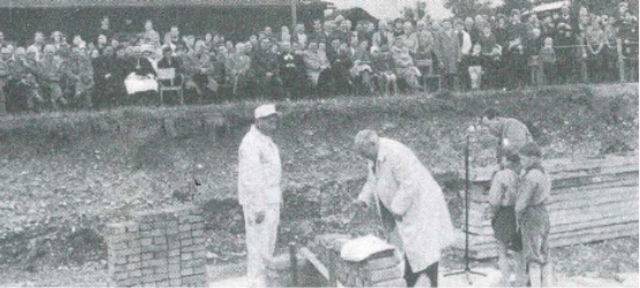 Grundsteinlegung des „Haus der Jugend“ 1962 | Foto: Archiv Pfadis Trofaiach