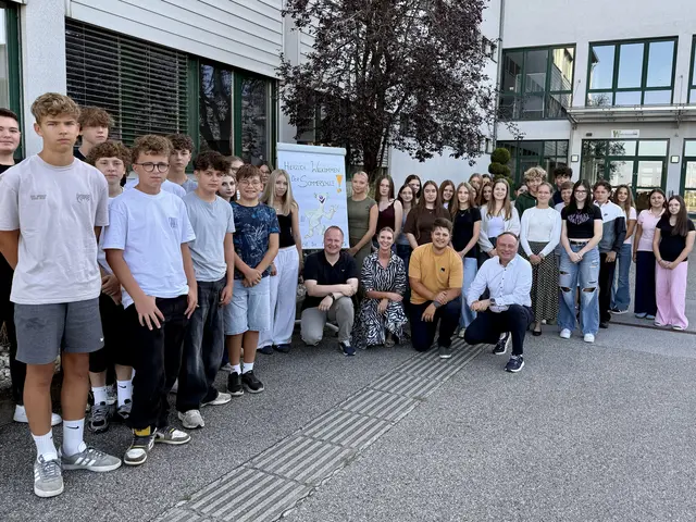Gruppenfoto vor dem Schulgebäude | Foto: Selina Klug, BHAK/BHAS Perg