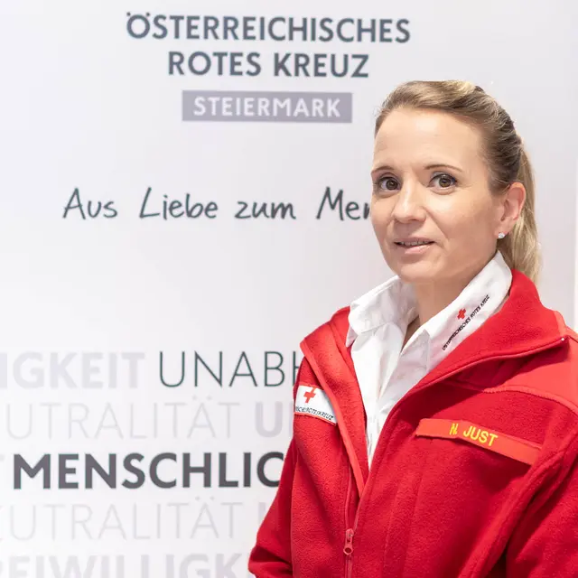 Nina Just, die Leiterin des Blutspendedienstes des Roten Kreuzes in der Steiermark, ist dankbar für die große Bereitschaft der Steirerinnen und Steirer, die regelmäßig Blut spenden. | Foto: ÖRK Steiermark