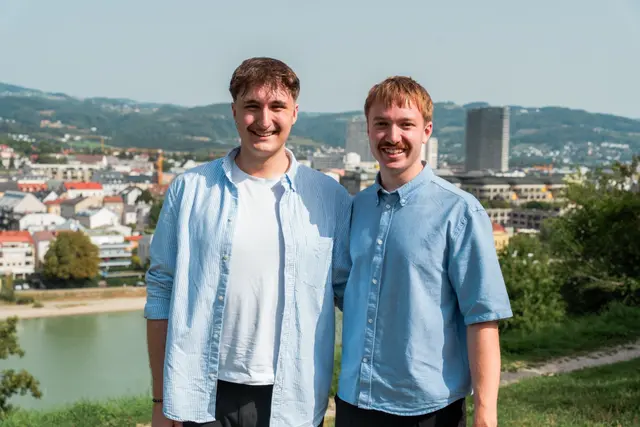 Maximilian Berrer (l.) und Landesobmann Philipp Köck.  | Foto: Philipp Liu