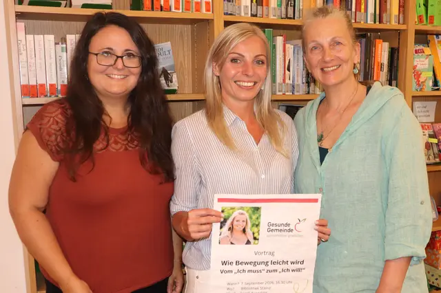 Vom "müssen" zum "wollen": Bianca Angerer, Sarah Kremling, Brigitte Kürschner (v.l.) | Foto: Gerhard Langmann