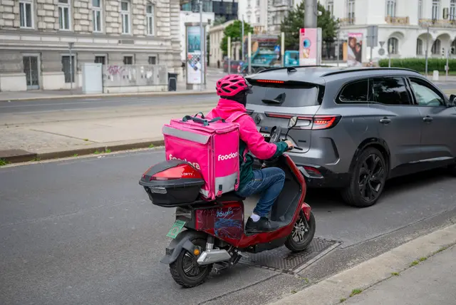 Bis 2027 plant das Foodora Investitionen im siebenstelligen Bereich, in Zusammenarbeit mit dem Flottenanbieter Cycle. (Symbolfoto) | Foto: anastasiia_akh/Smarterpix