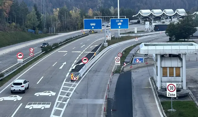 Ein Stauschwerpunkt wird der Grenzübergang Karawankentunnel in Kärnten und Slowenien sein. (Symbolfoto) | Foto: MeinBezirk.at