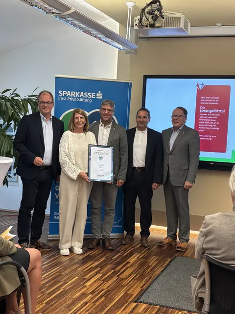 Sprengel Ötztal mit dem Projekt „Integrativer Arbeitsplatz“. | Foto: Forgo
