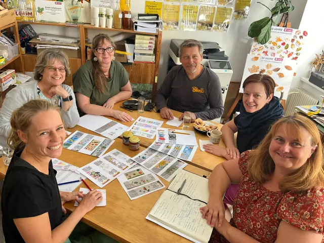 Die Jury des Etikettenwettbewerbes. | Foto: Naturpark Purkersdorf