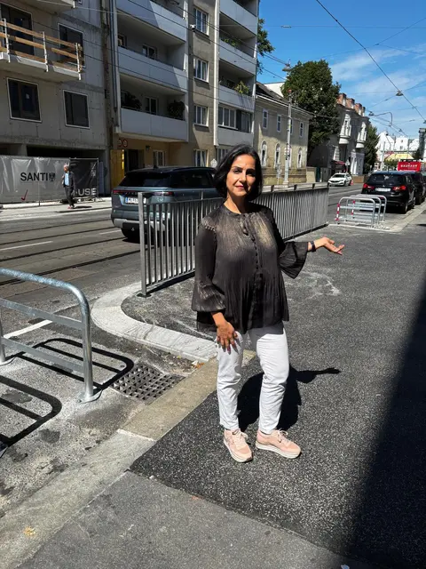 Bezirksvorsteher-Stellvertreterin Mahboobeh Bayat (SPÖ)  zeigt sich mit der Umgestaltung wenig zufrieden.  | Foto: SPÖ
