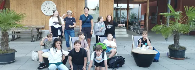 Plauener Gruppe in der Steyrer Schwimmschule | Foto: Michaela Frech