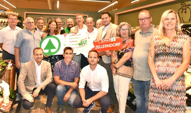 Neueröffnung: Der neue SPAR-Markt in Zellerndorf wurde feierlich eröffnet. | Foto: Herbert Schleich