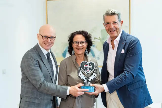 Landesrat Wolfgang Fürweger, Landesrätin Daniela Gutschi und MeinBezirk Geschäftsführer u. Chefredakteur Michael Kretz | Foto: Neumayr