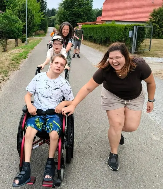 Viel Spaß gab es beim Sommercamp in Franzen. | Foto: Ferien ohne Handicap