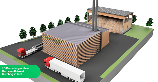 Biomasse-Kraftwerk für Kirchberg. | Foto: Bioenergie Gruppe