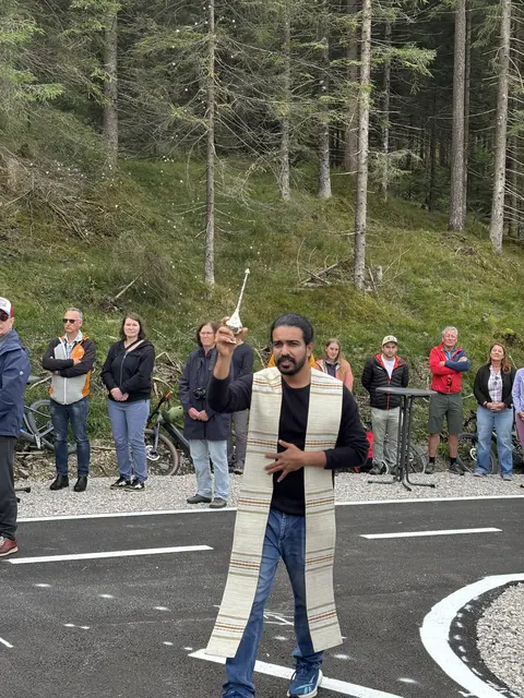 Natürlich bekam der neue Radweg auch den kirchlichen Segen. | Foto: MeinBezirk/Günther Reichel
